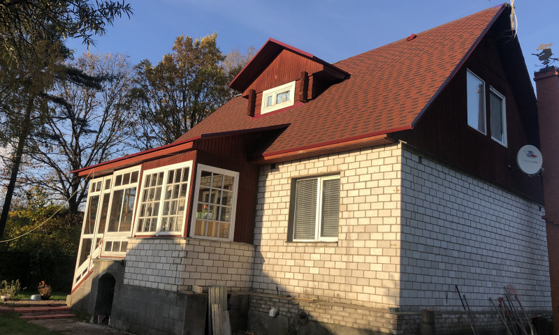 Реконструкция кровли на объекте в Рощино Реконструкция кровли на объекте в Рощино