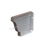 Заглушка желоба прямоугольная левая МеталлПрофиль