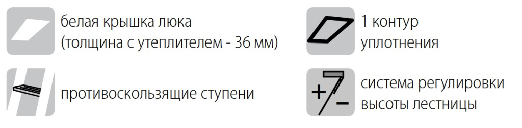 Металлическая чердачная лестница Fakro LST преимущества