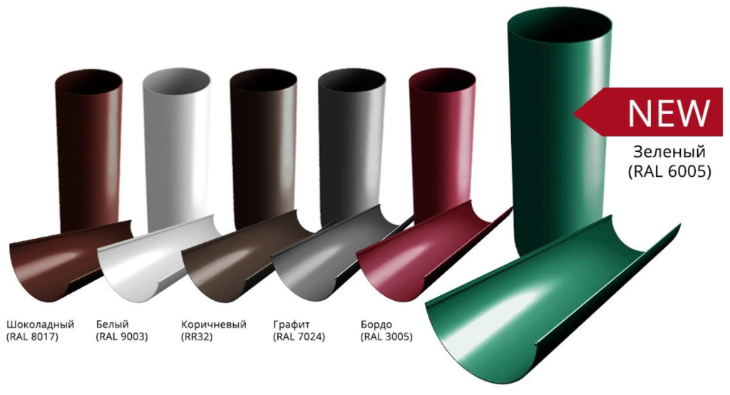 Цветовая палитра пластиковой водосточной системы Grand Line Цветовая палитра.jpg