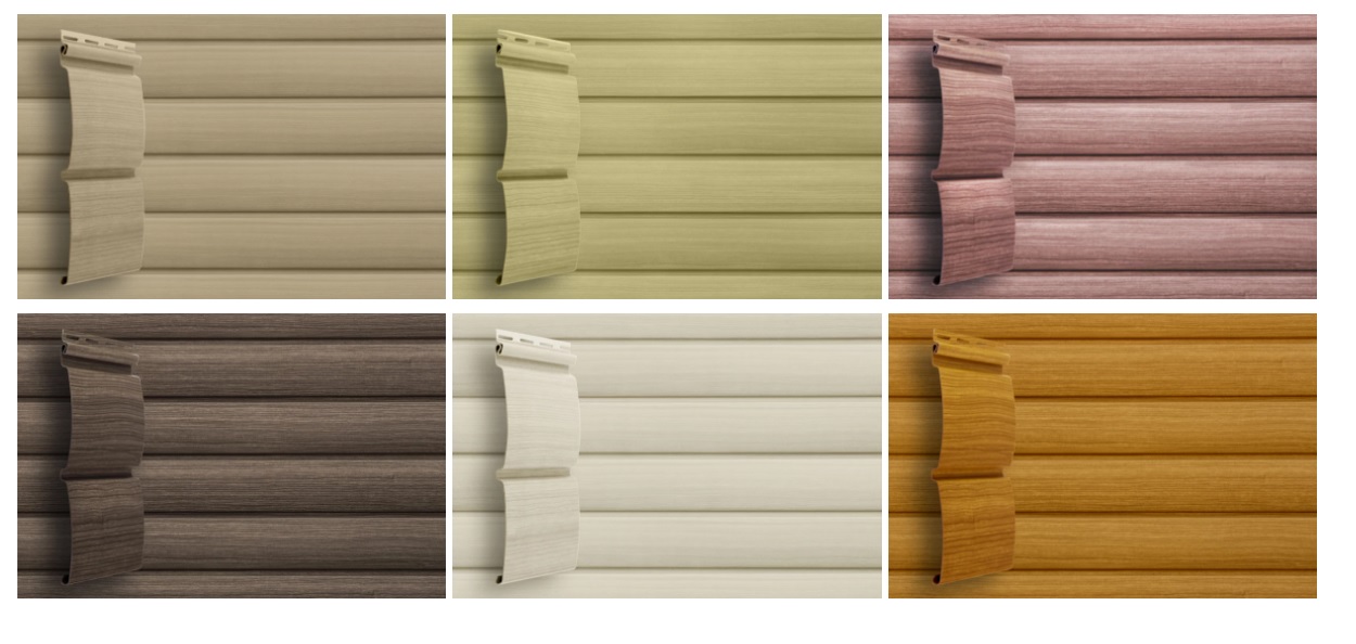 Виниловый сайдинг Grand Line Блок хаус Tundra Виниловый сайдинг Grand Line Блок хаус Tundra