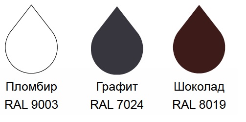 Пластиковая водосточная система Деке Люкс цвета Пластиковая водосточная система Деке Люкс цвета