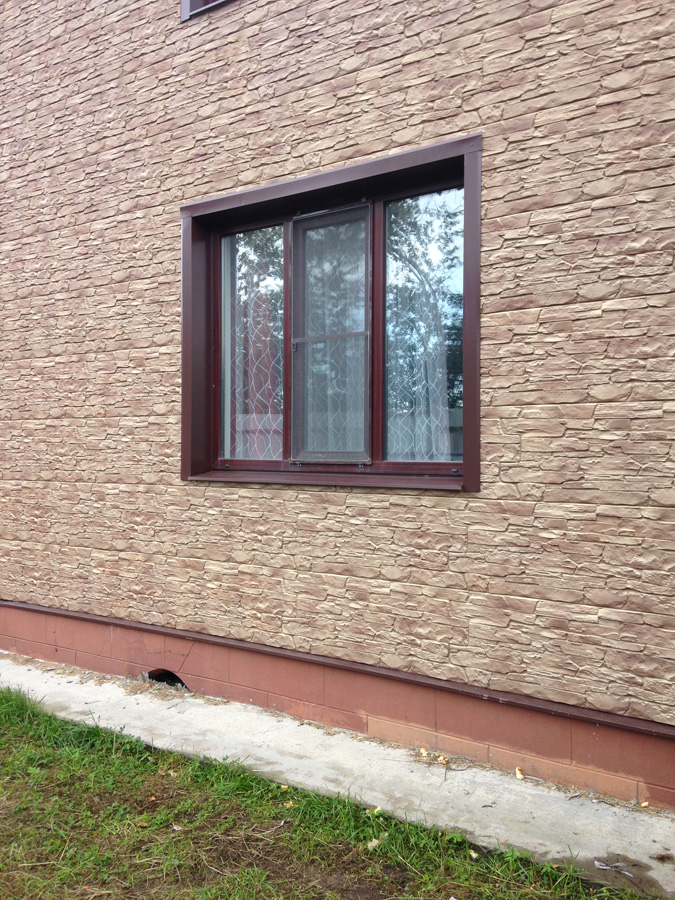 Отделка дома фасадными панелями в Курортном районе, Сестрорецк