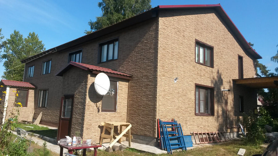 Отделка дома фасадными панелями в Курортном районе, Сестрорецк