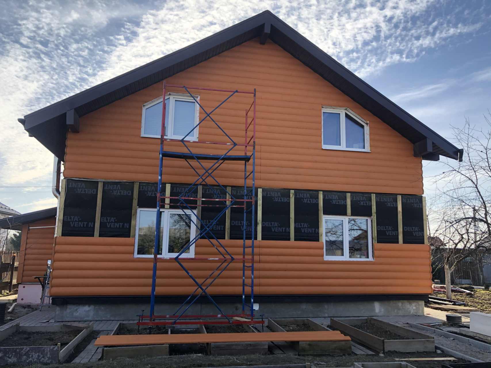 Отделка виниловым сайдингом в СНТ Самсон