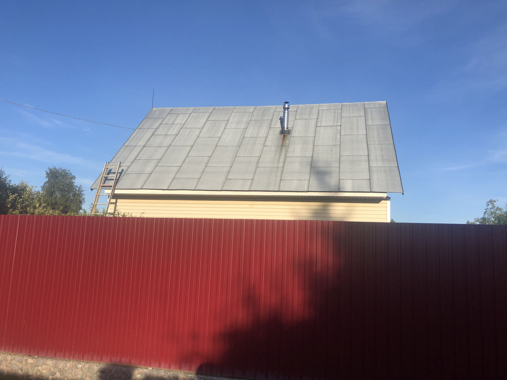 Реконструкция кровли в поселке Хрустальное