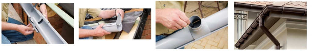 Монтаж Пластиковых водостоков