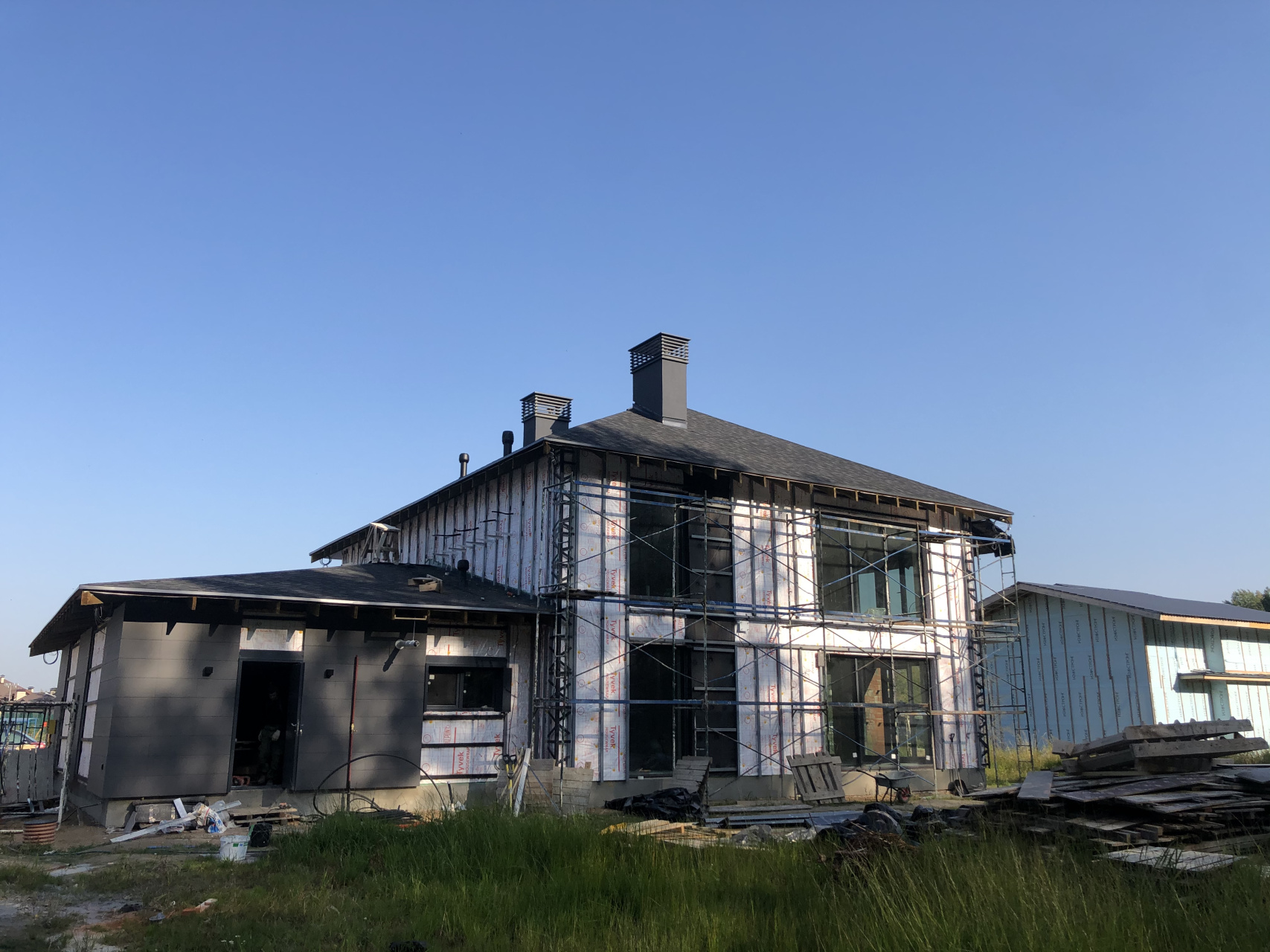 Монтаж кровли под ключ в деревне Юкки Монтаж кровли под ключ в деревне Юкки