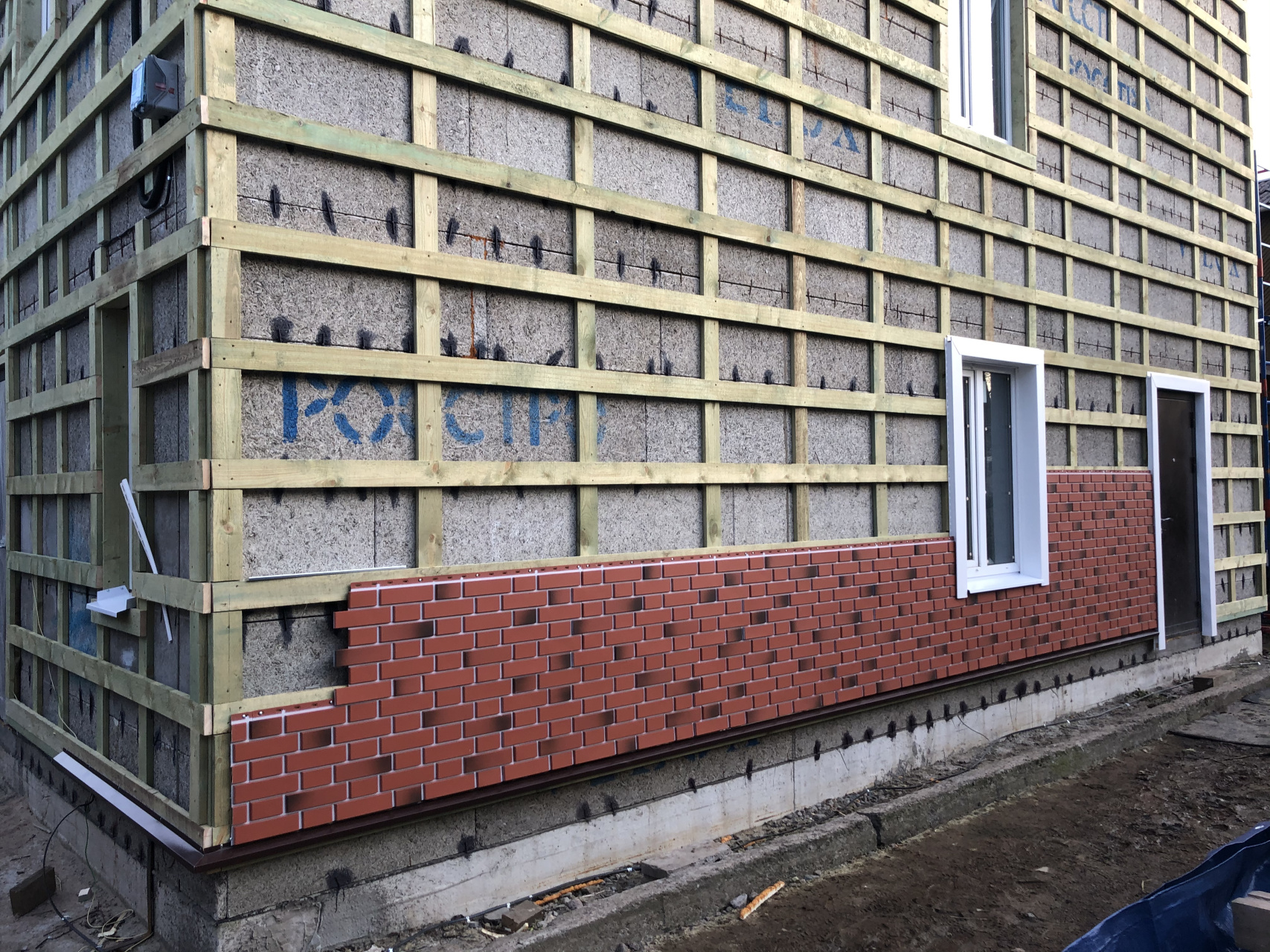 Отделка дома фасадными панелями в городе Всеволожск Отделка дома фасадными панелями в городе Всеволожск