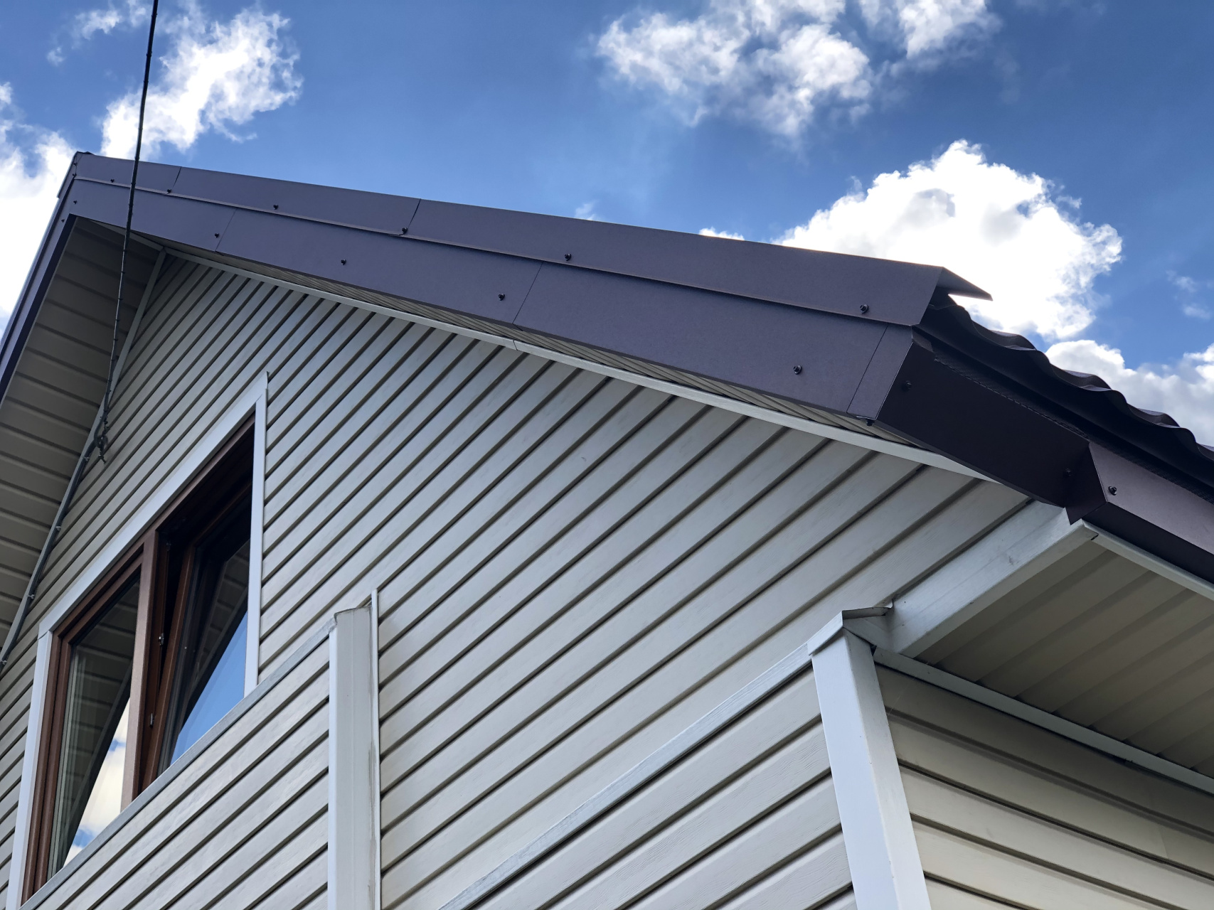 Реконструкция кровли в поселке Хрустальное