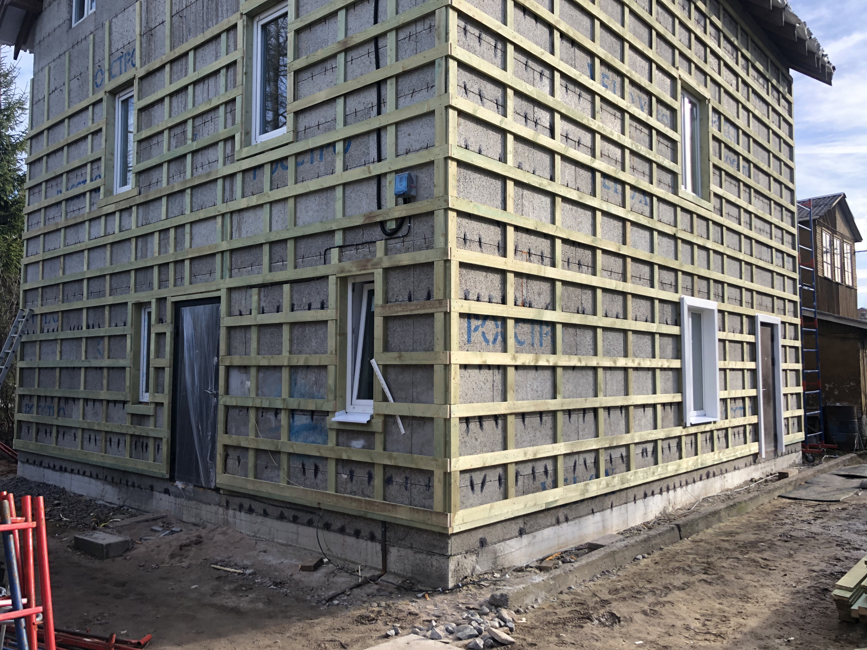 Отделка дома фасадными панелями в городе Всеволожск Отделка дома фасадными панелями в городе Всеволожск