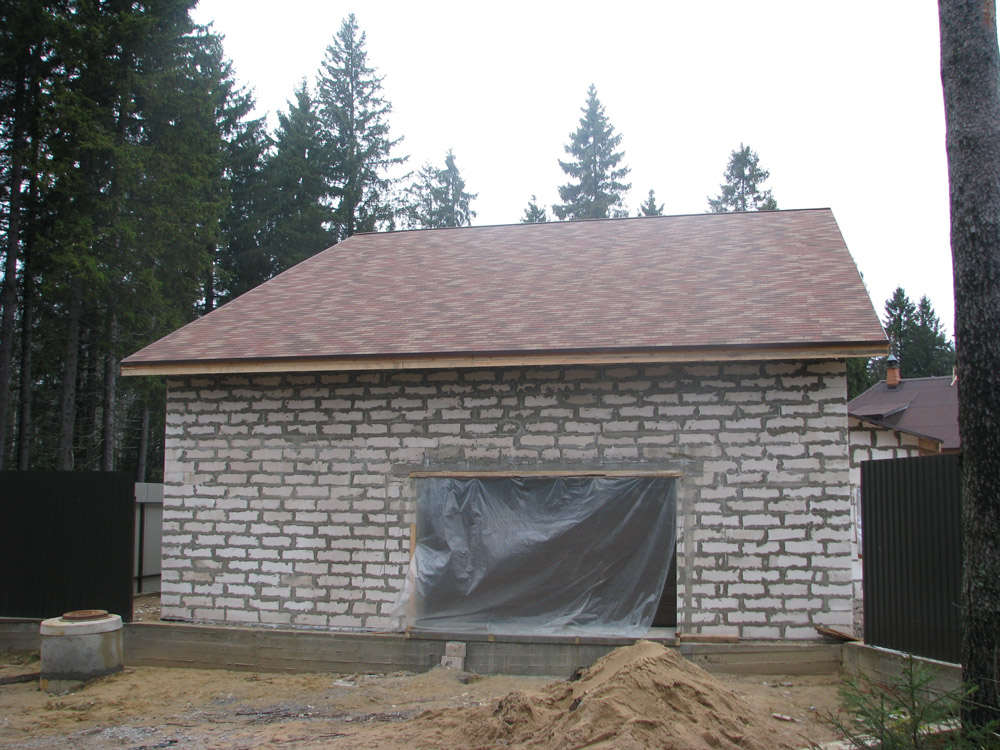 Блочный домик для гостей в поселке Керро