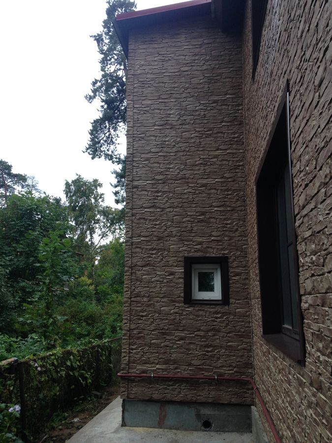 Отделка дома фасадными панелями в Курортном районе, Сестрорецк