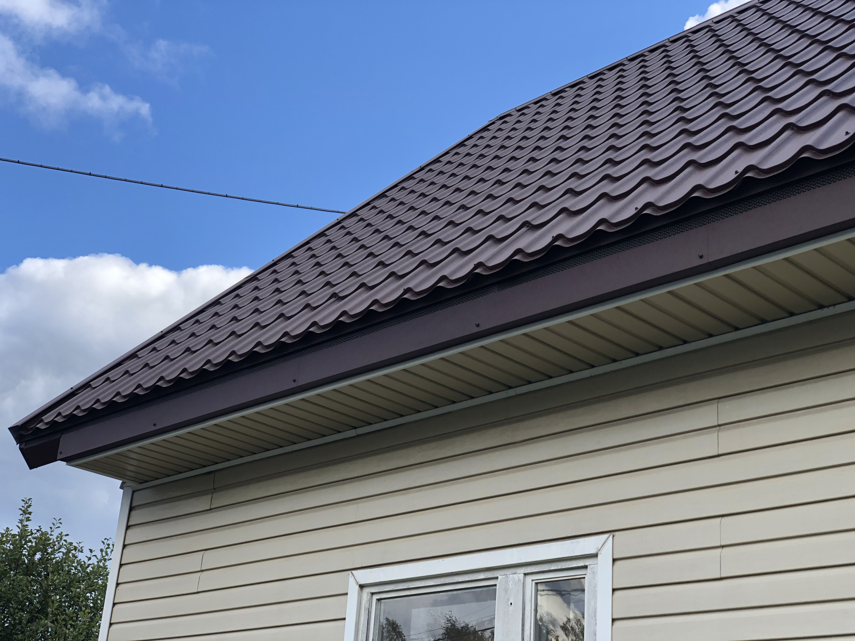 Реконструкция кровли в поселке Хрустальное