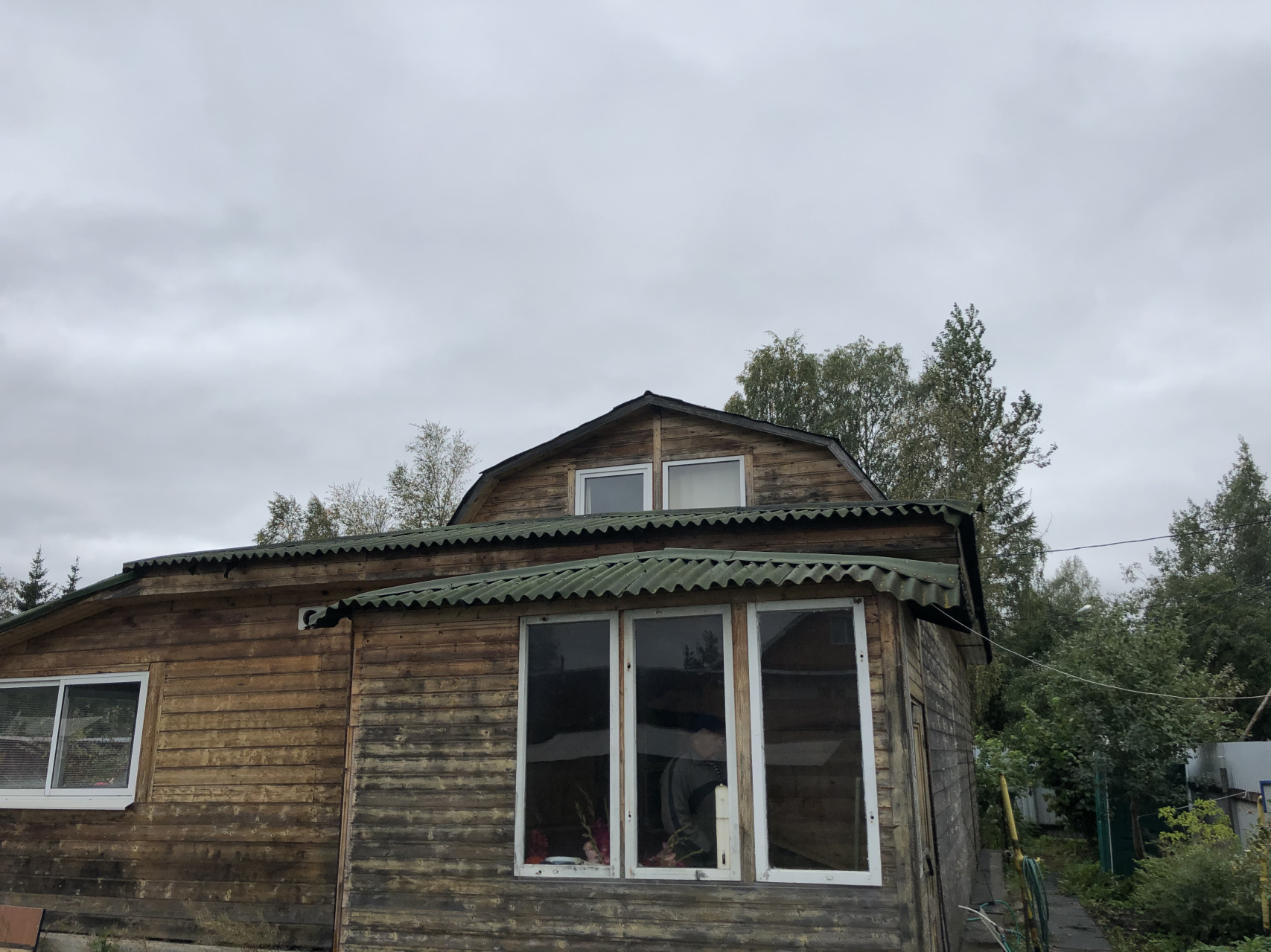 Отделка дома сайдингом в поселке Саперное