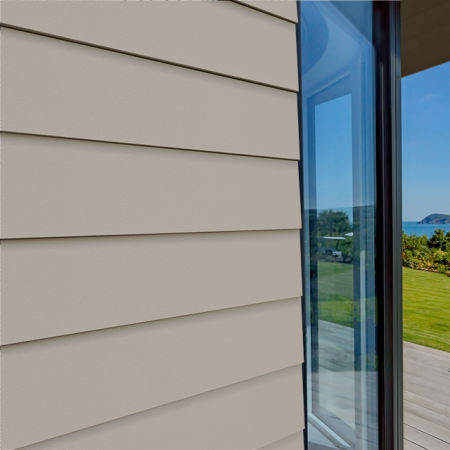 Фиброцементный сайдинг Eternit CEDRAL Smooth (C03 Белый песок)