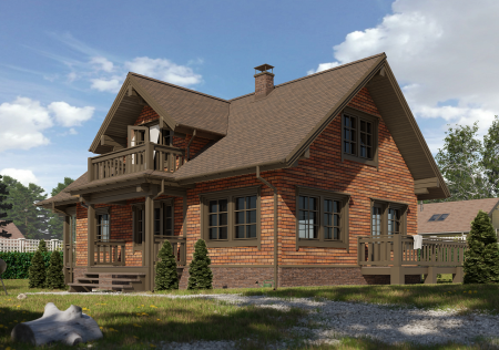 Мягкая кровля Docke Евразия (Eurasia) Лабиринт (Коричневый )