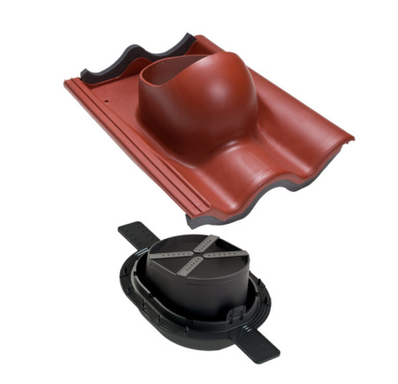 Проходной элемент Vilpe Tiili 2K  (Красный (RAL3009)  )