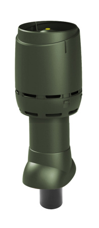 Вентиляционный выход канализации изолированный Vilpe FLOW (Зеленый (RR11) 110 350)