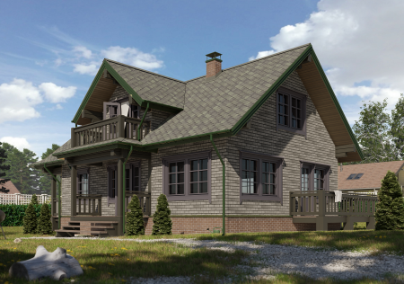 Мягкая кровля Docke Евразия (Eurasia) Шестигранник (Зелёный )