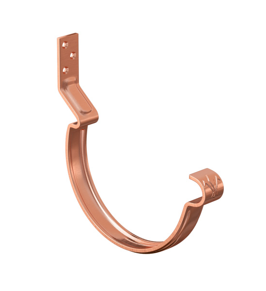 Крюк крепления желоба короткий 40 мм медный Aquasystem