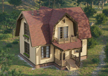 Мягкая кровля Docke Евразия (Eurasia) Лабиринт (Красный )