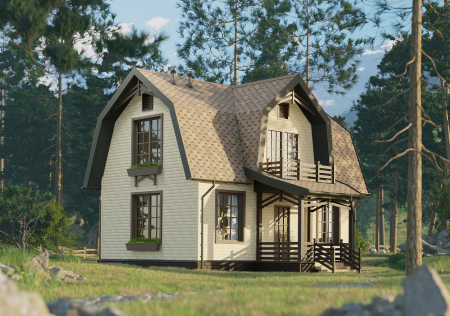 Мягкая кровля Docke Евразия (Eurasia) Шестигранник (Светло-коричневый )