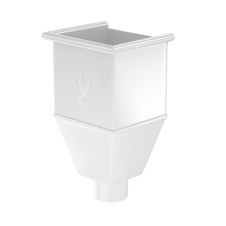 Воронка водосборная удлиненная Aquasystem (100 Белый (RR20)  )