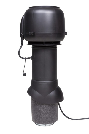 Кровельный вентилятор Vilpe E120P  (Черный (RAL9005) 125 500)