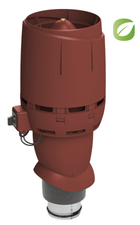 Кровельный вентилятор Vilpe FLOW ECo 125Р  (Красный (RAL3009) 125 500)