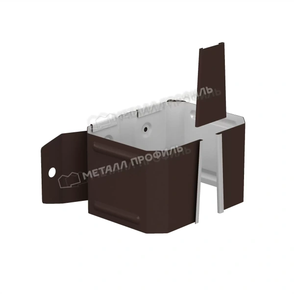 Держатель трубы на дерево 76х102 МеталлПрофиль