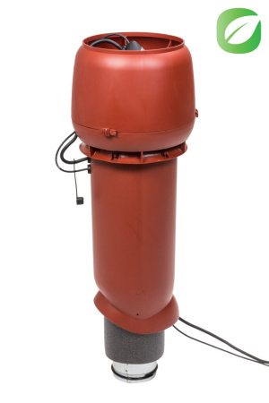 Кровельный вентилятор Vilpe ECo 190P  (Красный (RAL3009) 125 700)