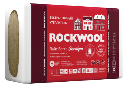 Утеплитель Rockwool Лайт Баттс Экстра 100 мм