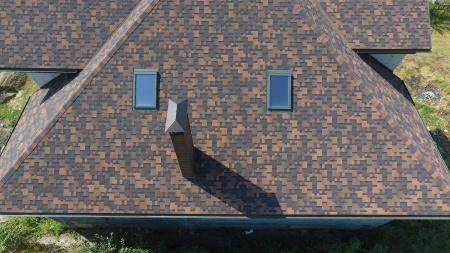 Мягкая кровля Docke Премиум (Premium) Генуя (Кофе )