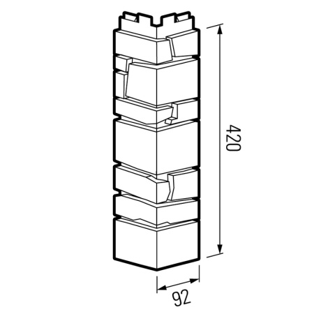 Наружный угол VOX Solid Stone (Liguria (Лигурия) )