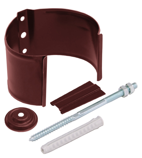 Кронштейн трубы на кирпич металлический Grand Line