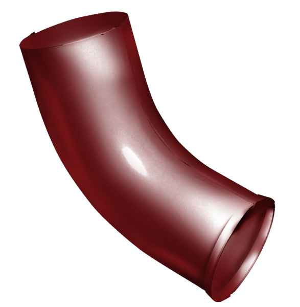 Колено стока (отвод трубы) металлический Grand Line