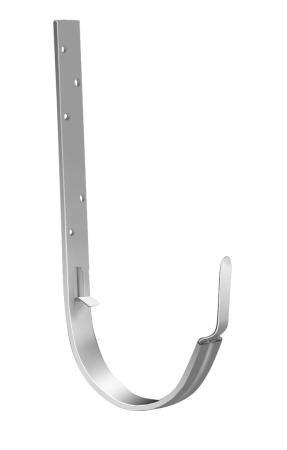 Крюк крепления желоба длинный 125 мм металлический Grand Line (125 Белый (RAL9003)  )