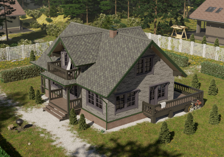 Мягкая кровля Docke Евразия (Eurasia) Шестигранник (Зелёный )