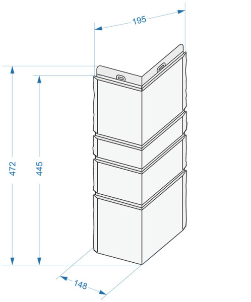 Угол наружный Docke BURG