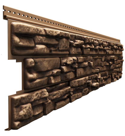 Виниловый сайдинг Docke LUX ROCKY (Кедровый орех )