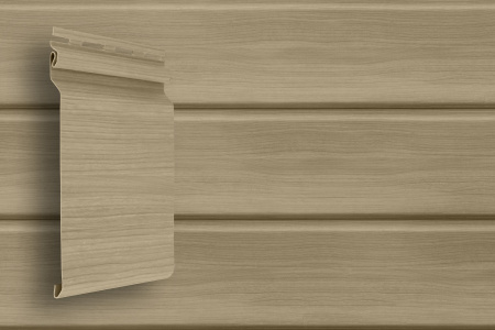 Виниловый сайдинг Grand Line Natural-брус S7 (Граб Tundra)