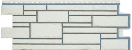 Фасадная панель Grand Line Камелот (Пломбирный Премиум)