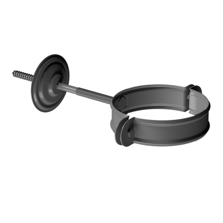 Хомут трубы металлический Docke (90 Графит (RAL7024)  )
