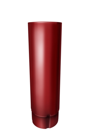 Труба водосточная металлическая 3000 мм Grand Line (90 Коричнево-красный (RAL3011)  )