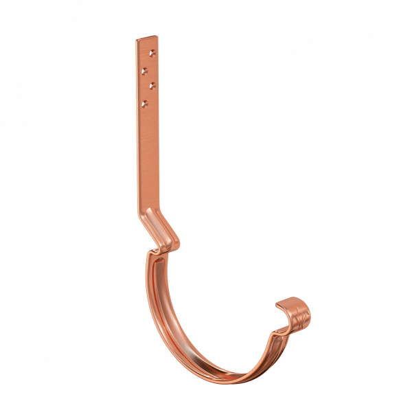 Крюк крепления желоба длинный 160 мм медный Aquasystem