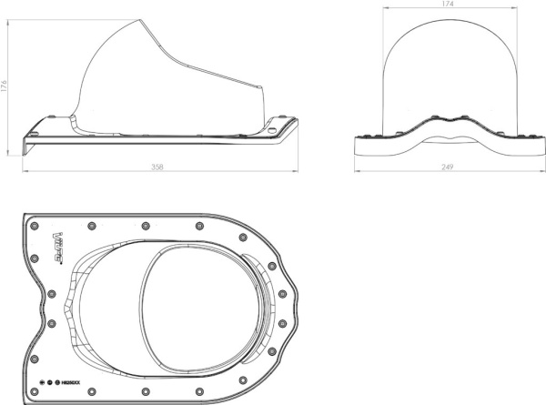 Проходной элемент Vilpe Nera 2K 