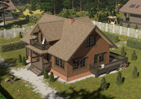 Мягкая кровля Docke Евразия (Eurasia) Шестигранник (Светло-коричневый )