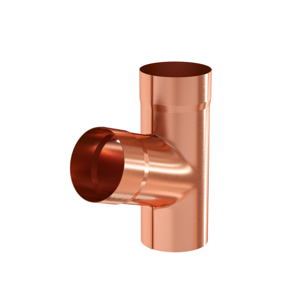 Тройник трубы медный Aquasystem