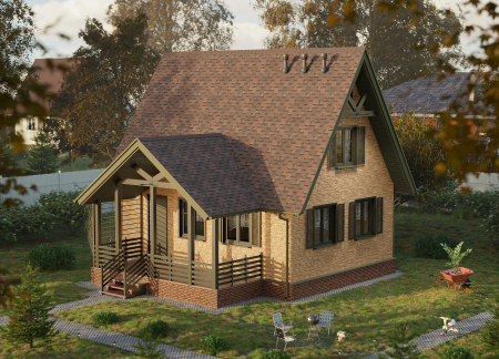 Мягкая кровля Docke Евразия (Eurasia) Лабиринт (Коричневый )